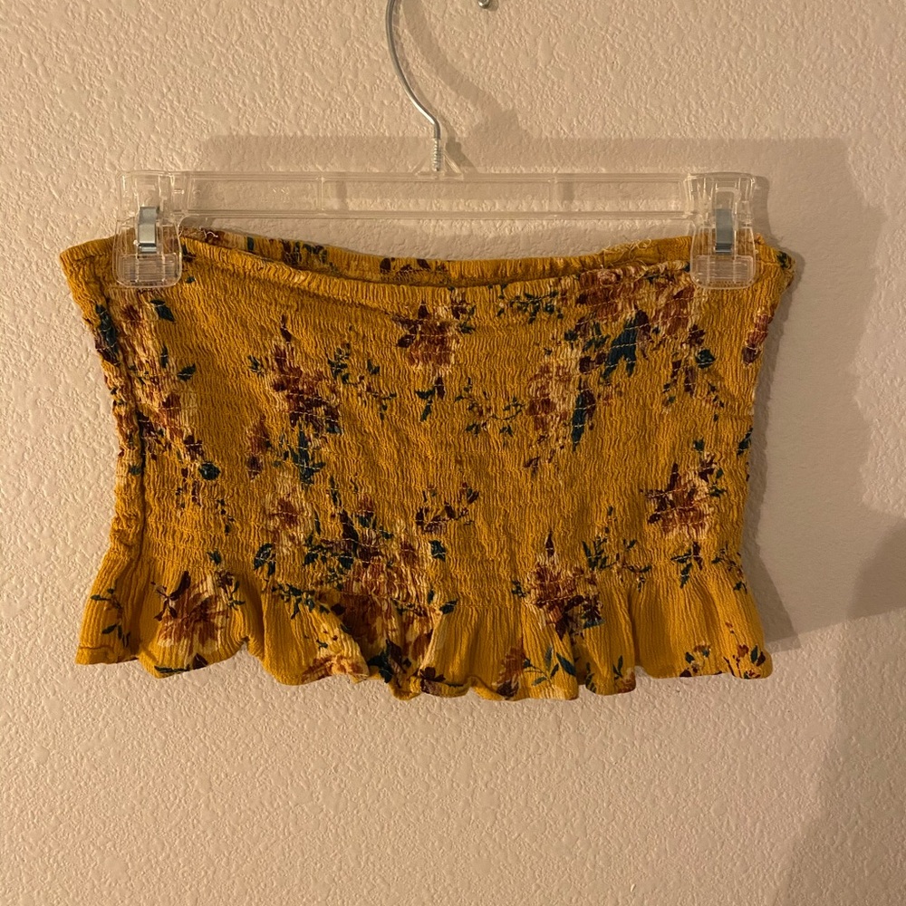 Flower tube top